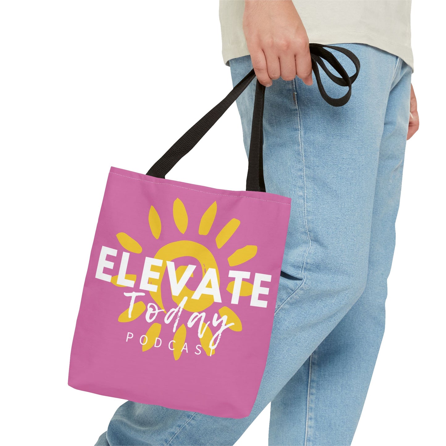 Elevate Today Adult Tote Bag by Chris Thompkins - Summer Pink