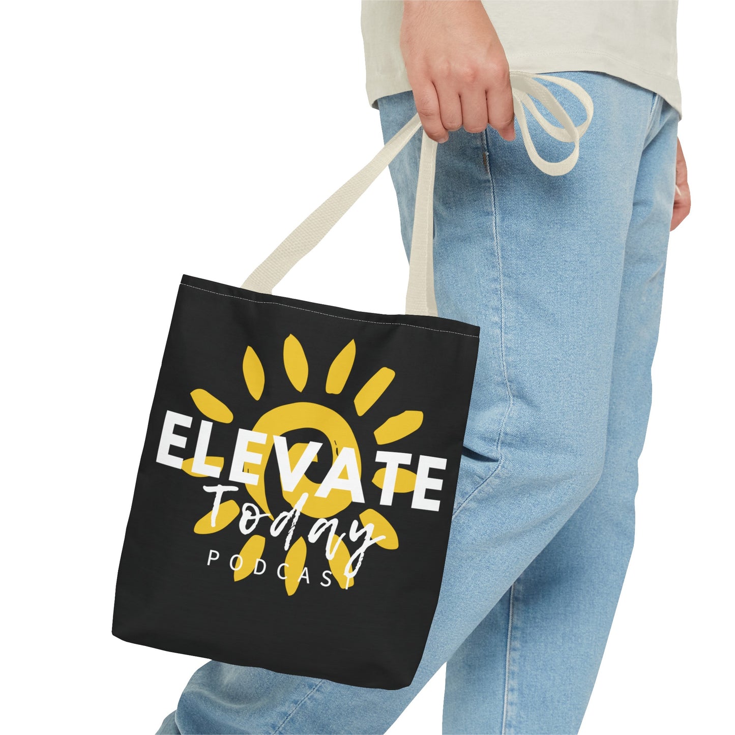 Elevate Today Adult Tote Bag - Basic, Black