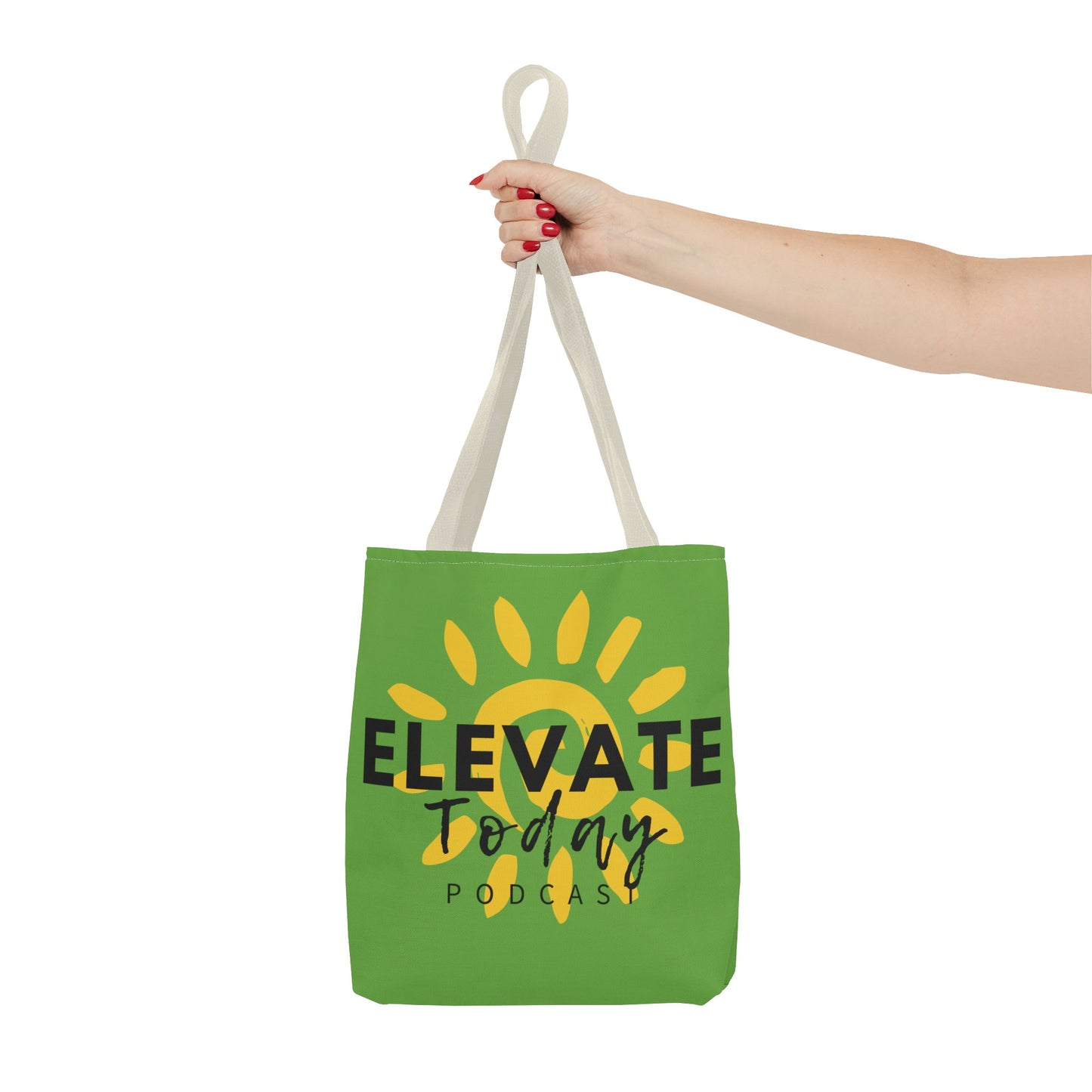 Elevate Today Adult Tote Bag by Chris Thompkins - Summer Green