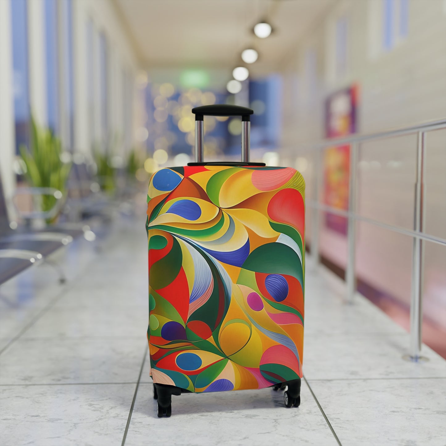 Summer Rose Luggage Cover by Chris Thompkins