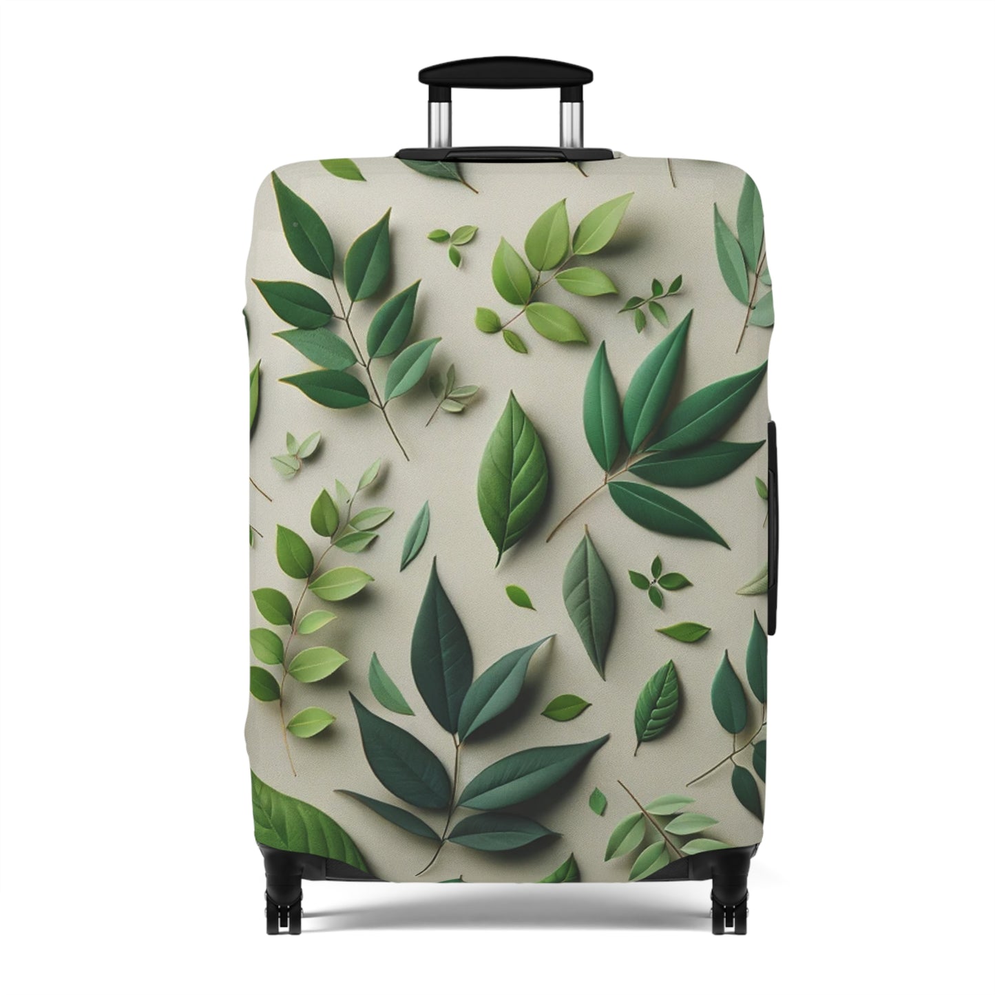 Green Leaf Luggage Cover by Chris Thompkins