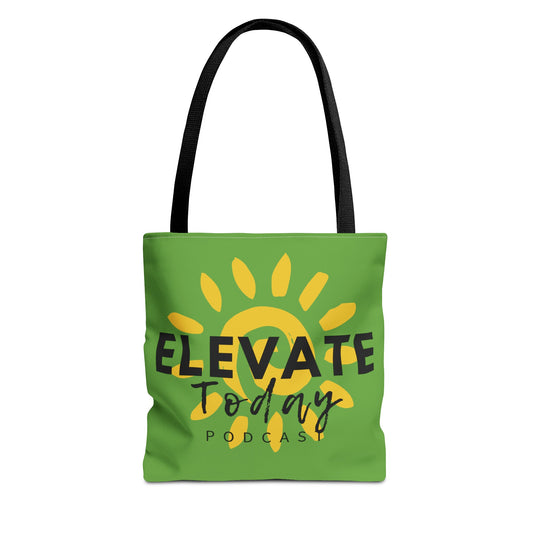 Elevate Today Tote Bag - Summer Green
