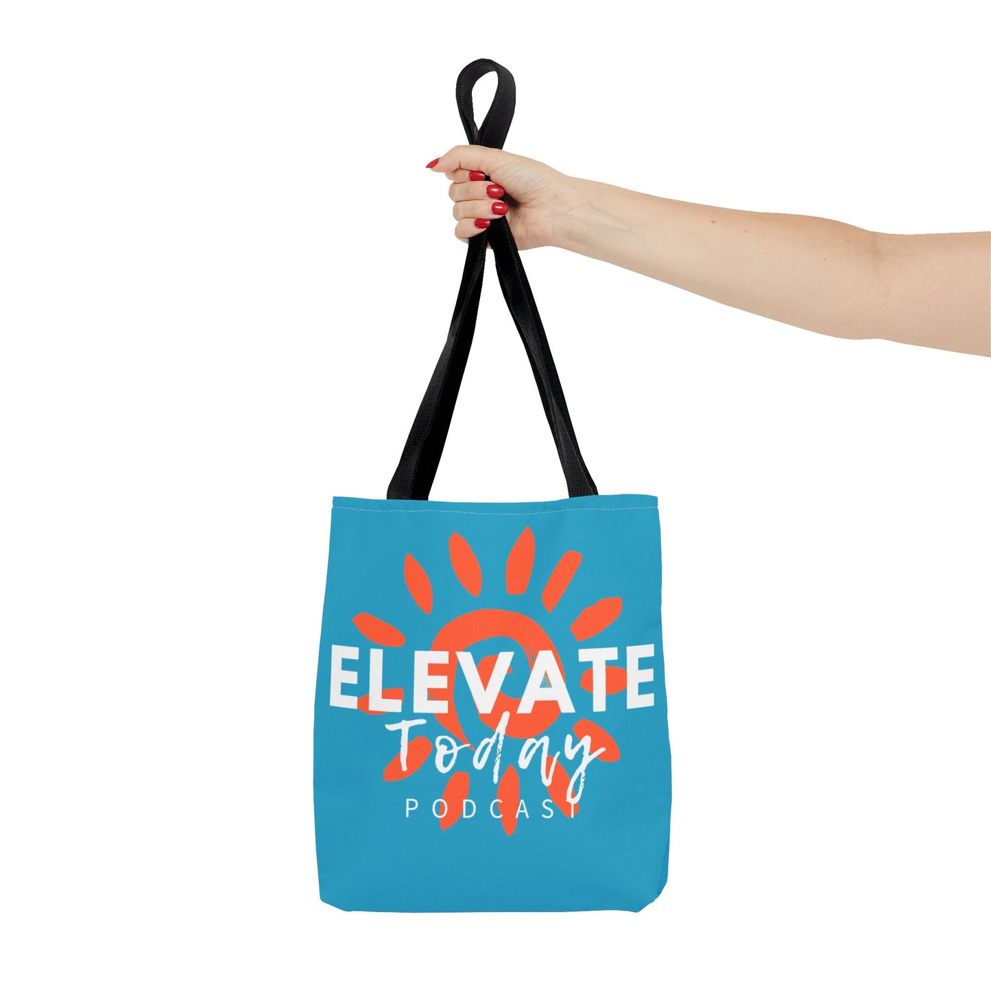 Elevate Today Adult Tote Bag by Chris Thompkins - Summer Turquoise