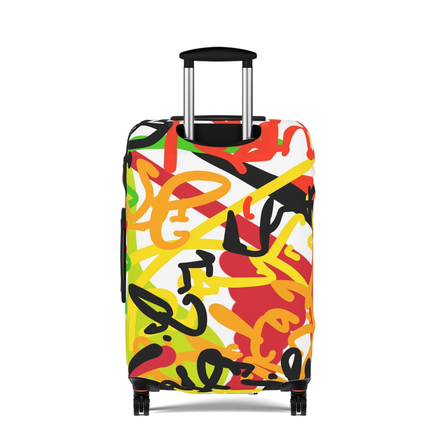 Squiggly Luggage Cover by Chris Thompkins