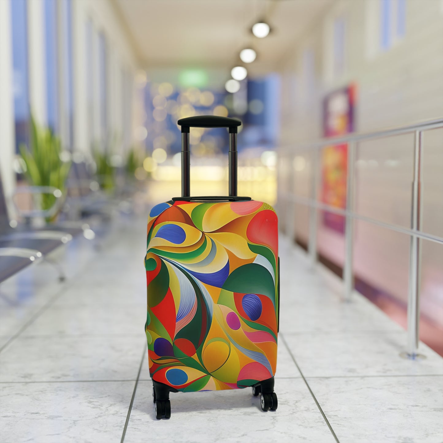 Summer Rose Luggage Cover by Chris Thompkins