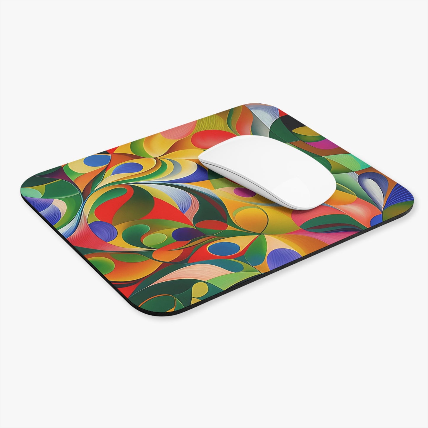 Summer Rose Rectangle Mouse Pad