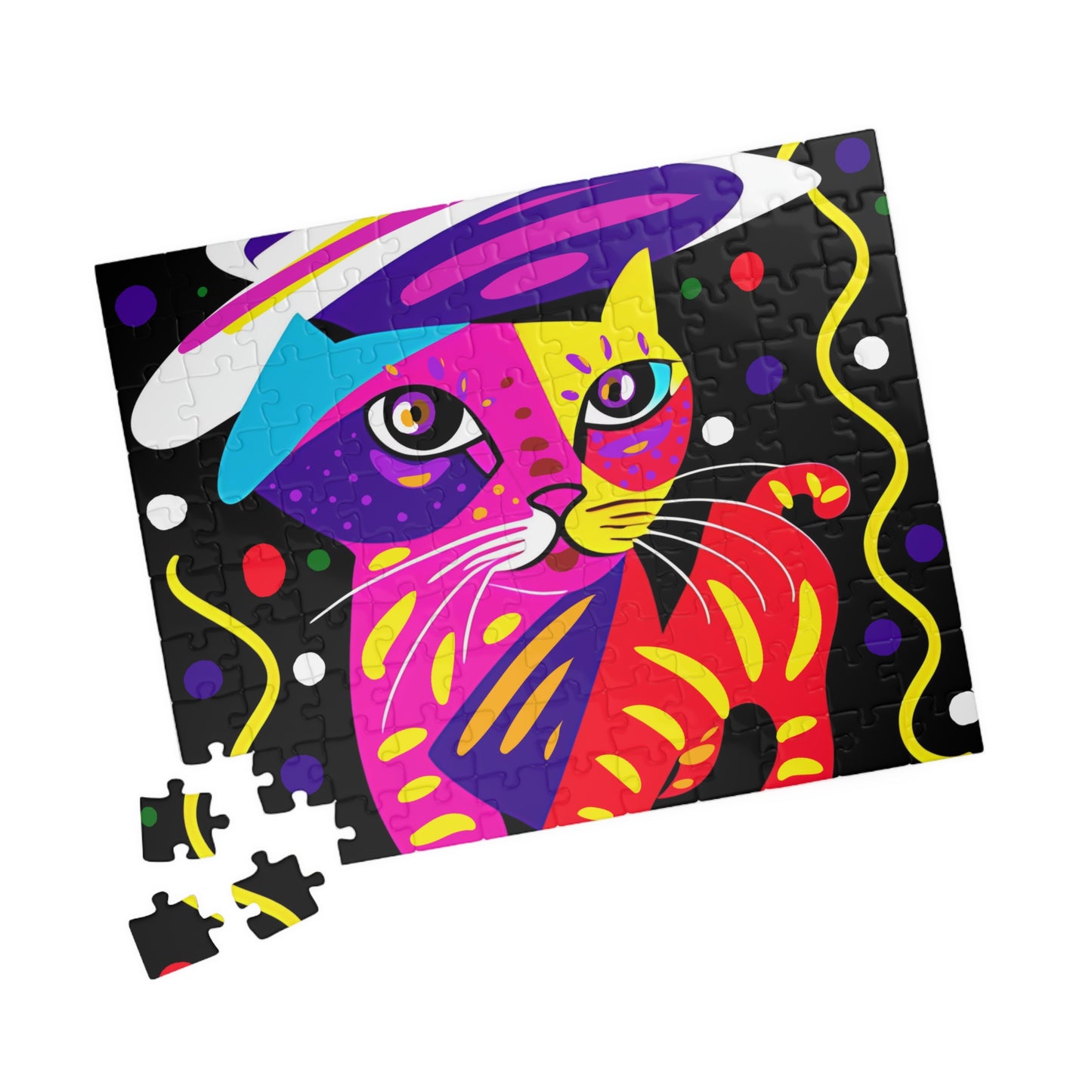 Artsy Kitty Puzzle (110 piece) by Chris Thompkins