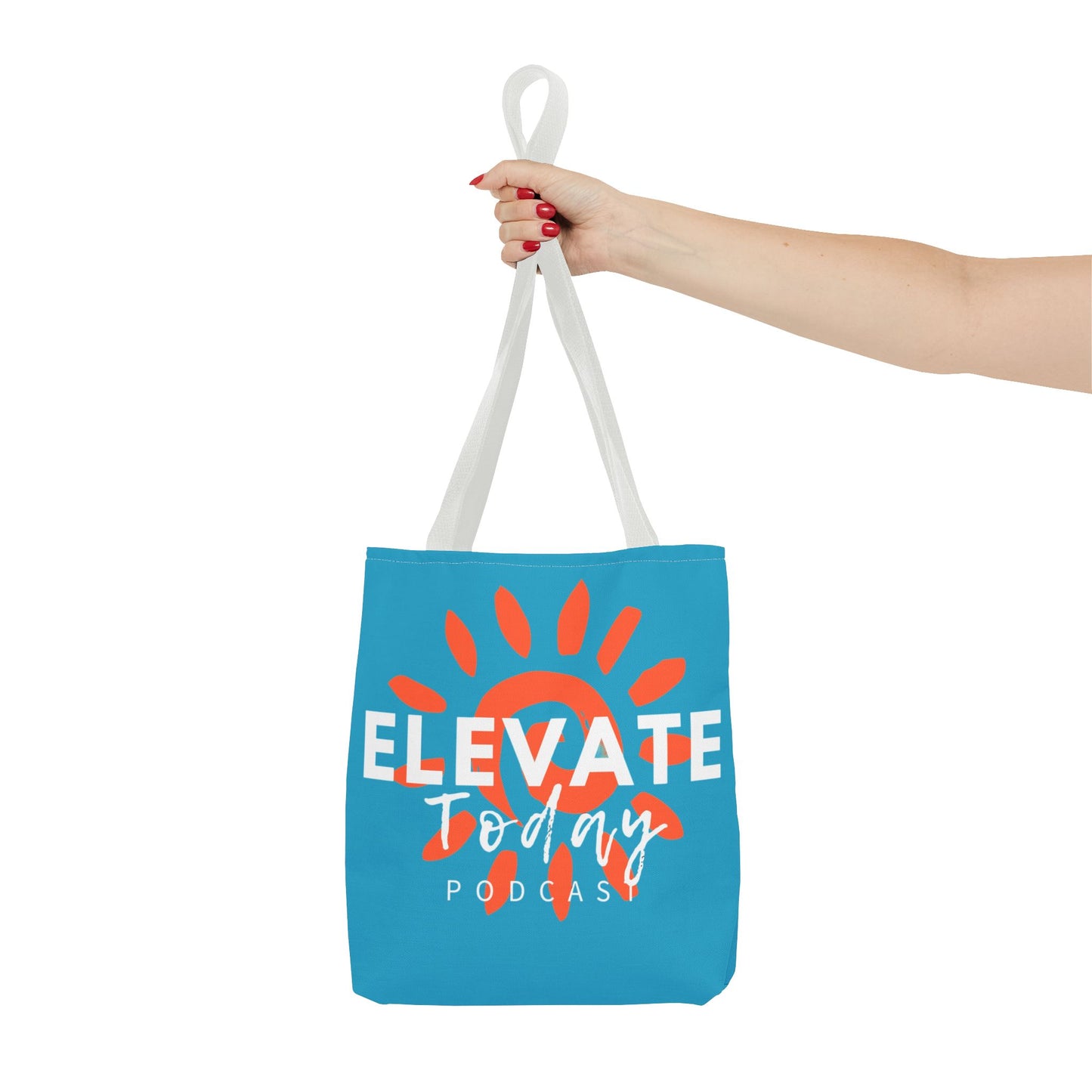 Elevate Today Adult Tote Bag by Chris Thompkins - Summer Turquoise