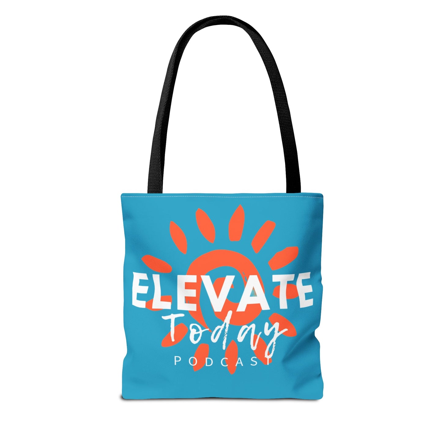 Elevate Today Adult Tote Bag by Chris Thompkins - Summer Turquoise