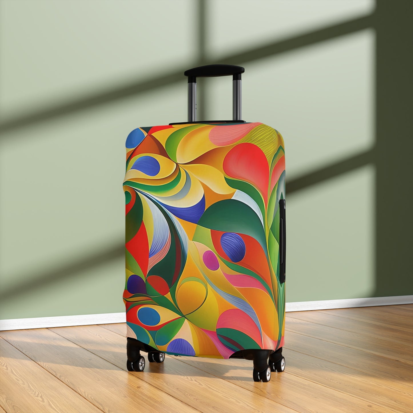 Summer Rose Luggage Cover by Chris Thompkins