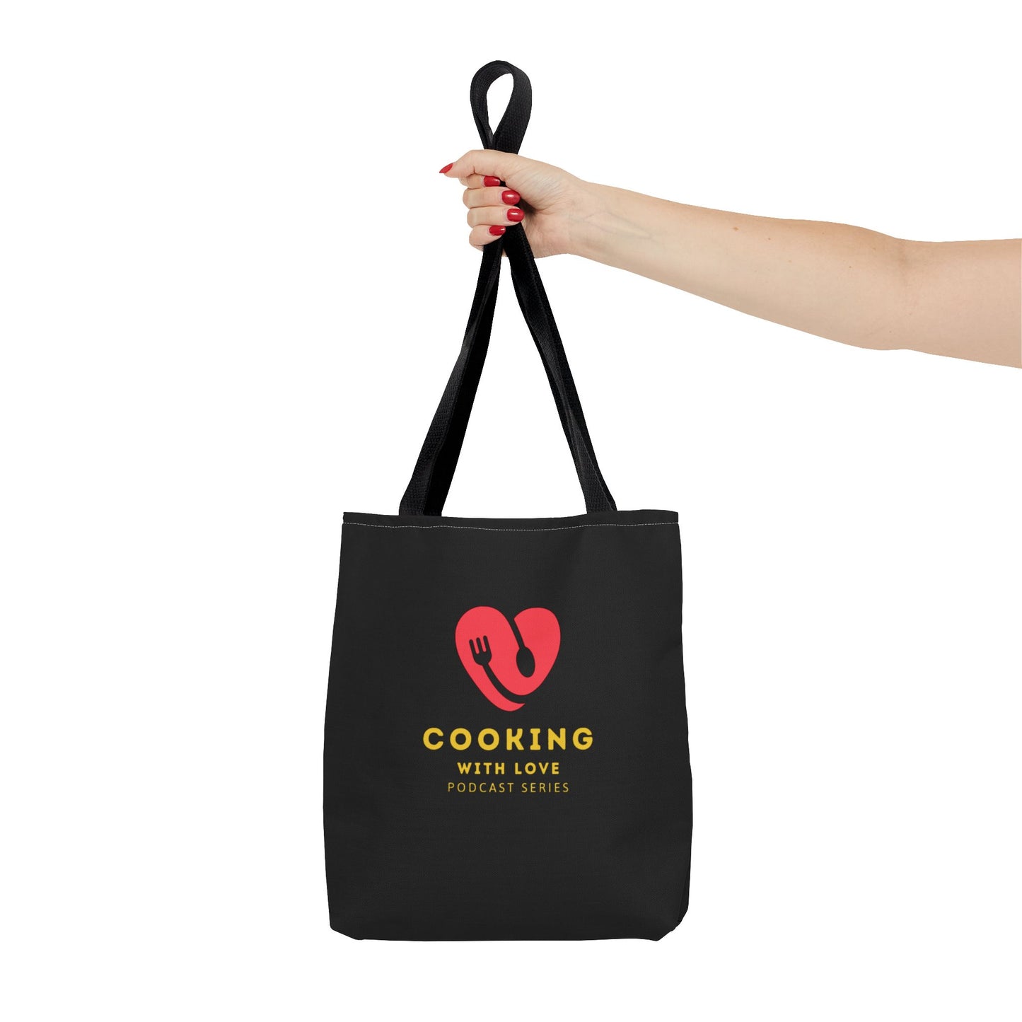 Cooking with Love Adult Tote Bag by Chris Thompkins - Basic Black