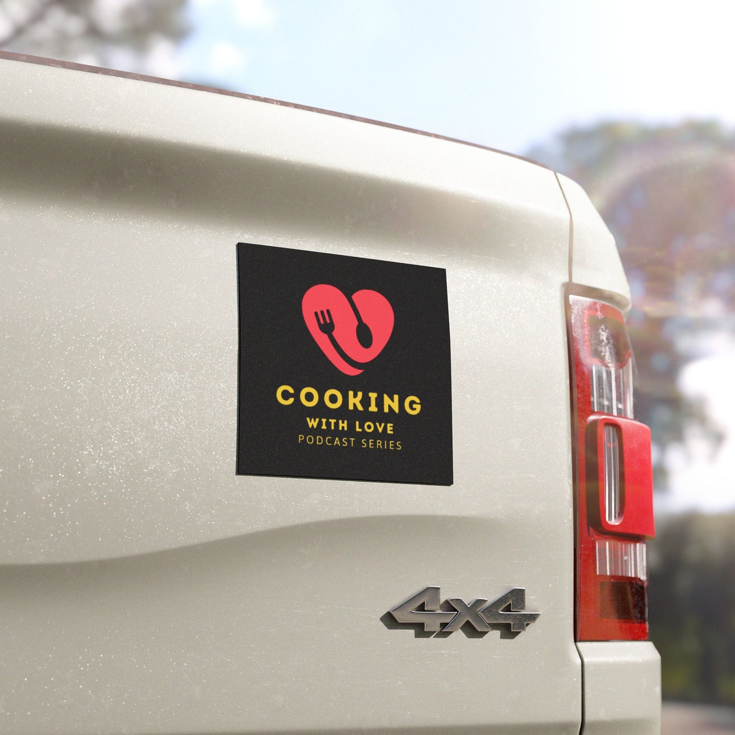 Car Magnet - Cooking with Love by Chris Thompkins