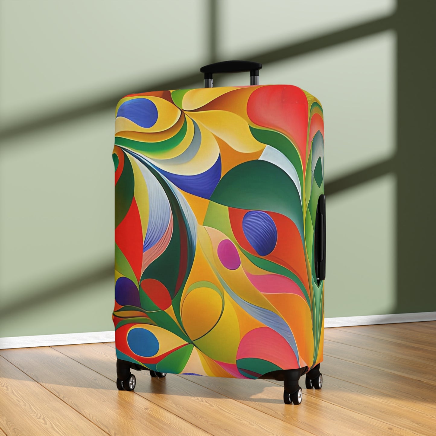 Summer Rose Luggage Cover by Chris Thompkins