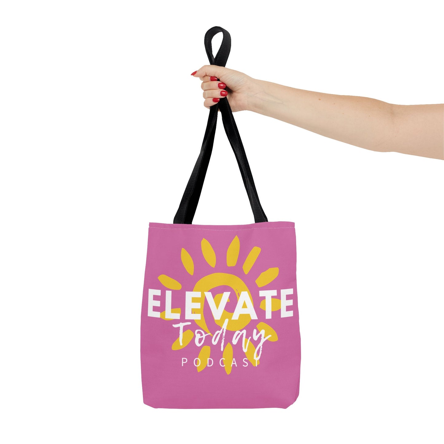 Elevate Today Adult Tote Bag by Chris Thompkins - Summer Pink