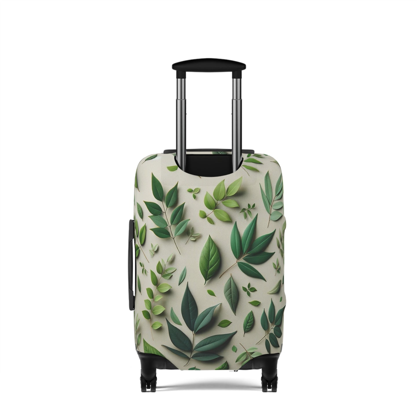 Green Leaf Luggage Cover by Chris Thompkins