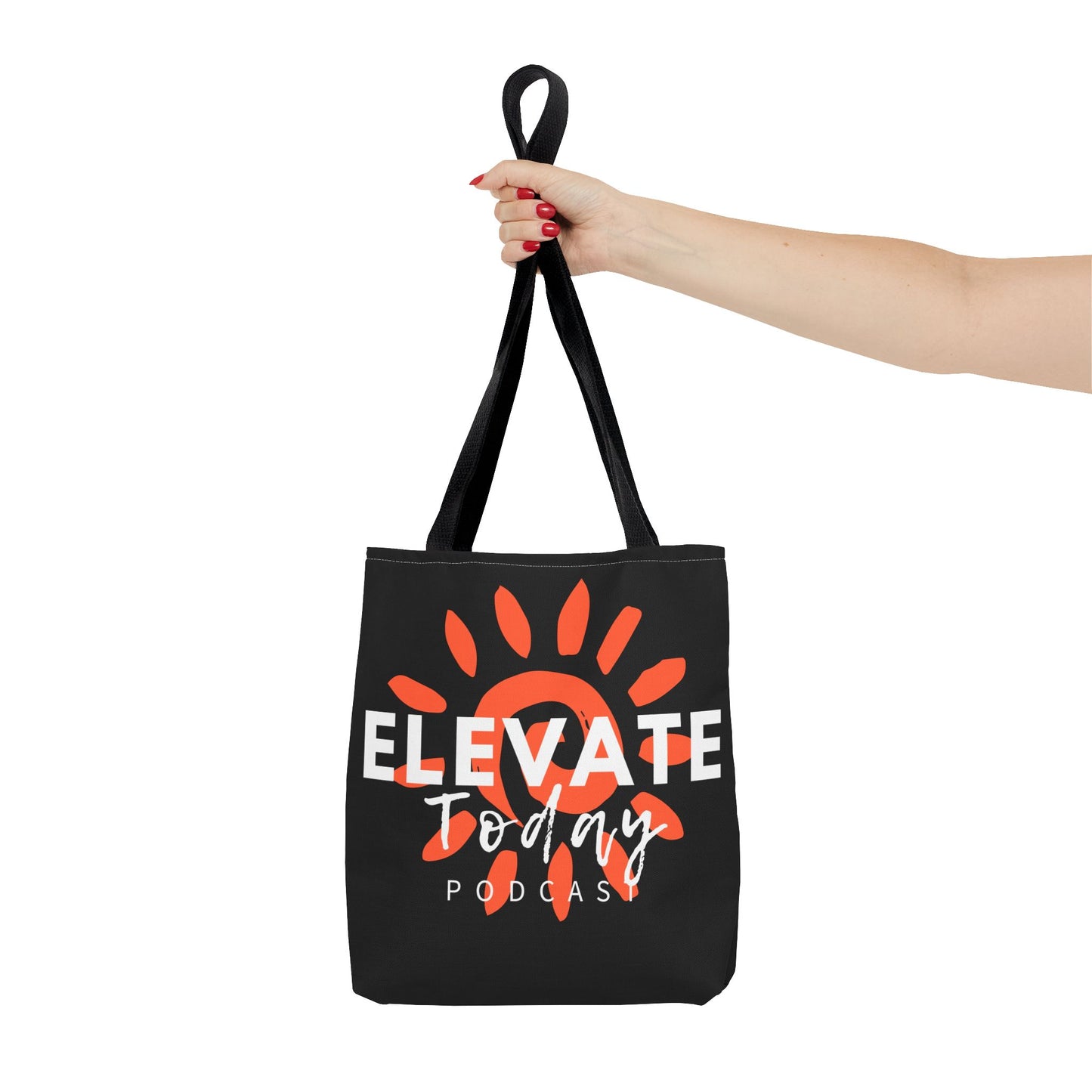 Elevate Today Adult Tote Bag by Chris Thompkins - Basic, Black