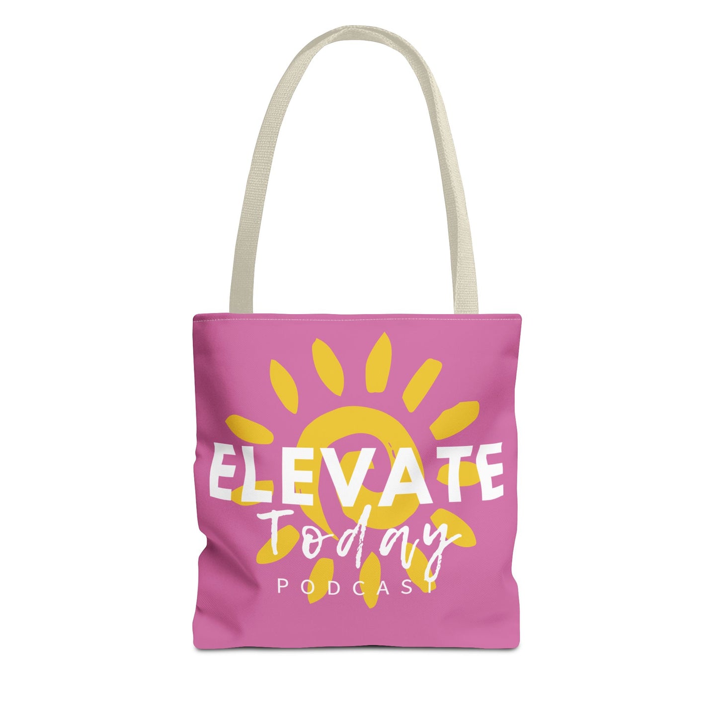 Elevate Today Adult Tote Bag by Chris Thompkins - Summer Pink