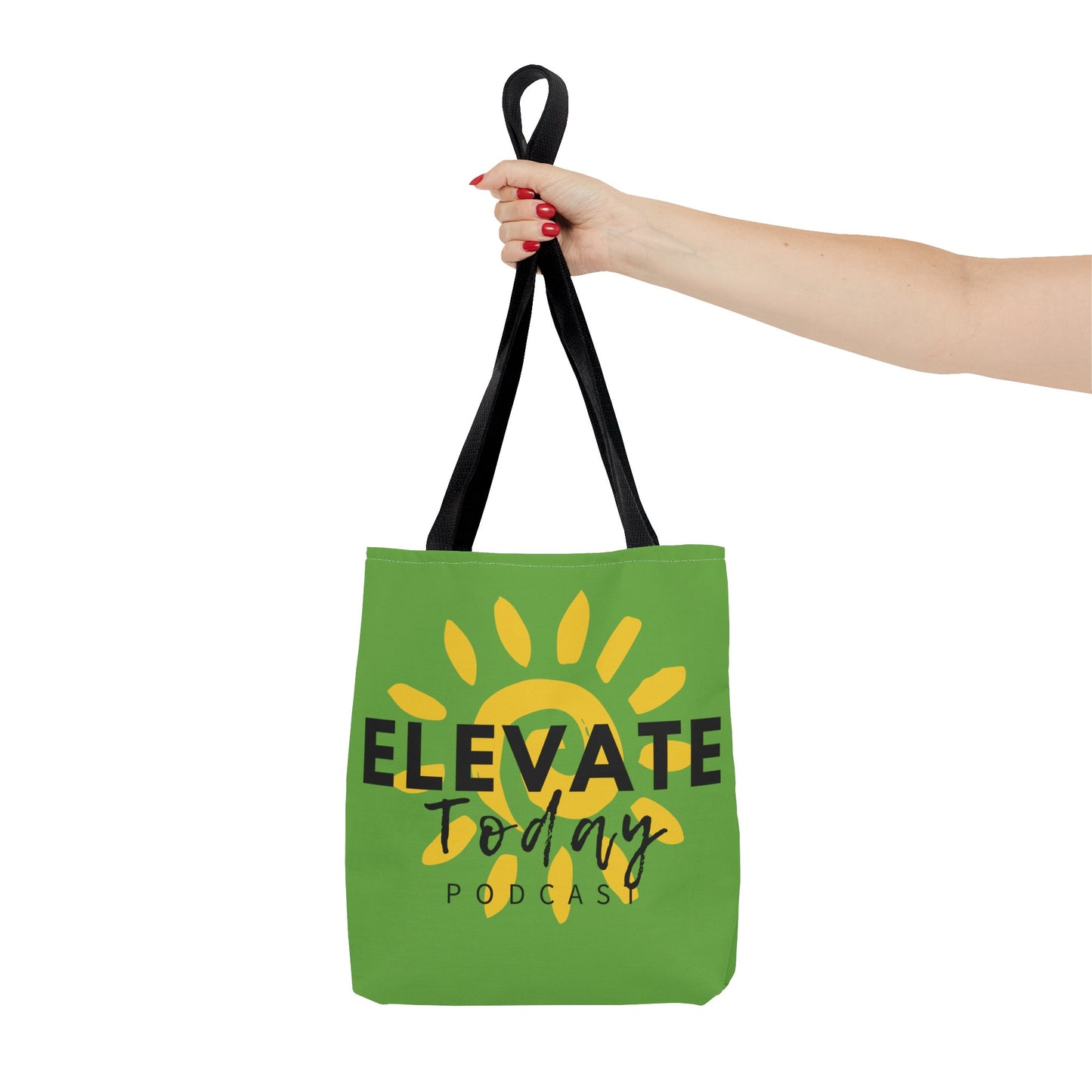 Elevate Today Adult Tote Bag by Chris Thompkins - Summer Green