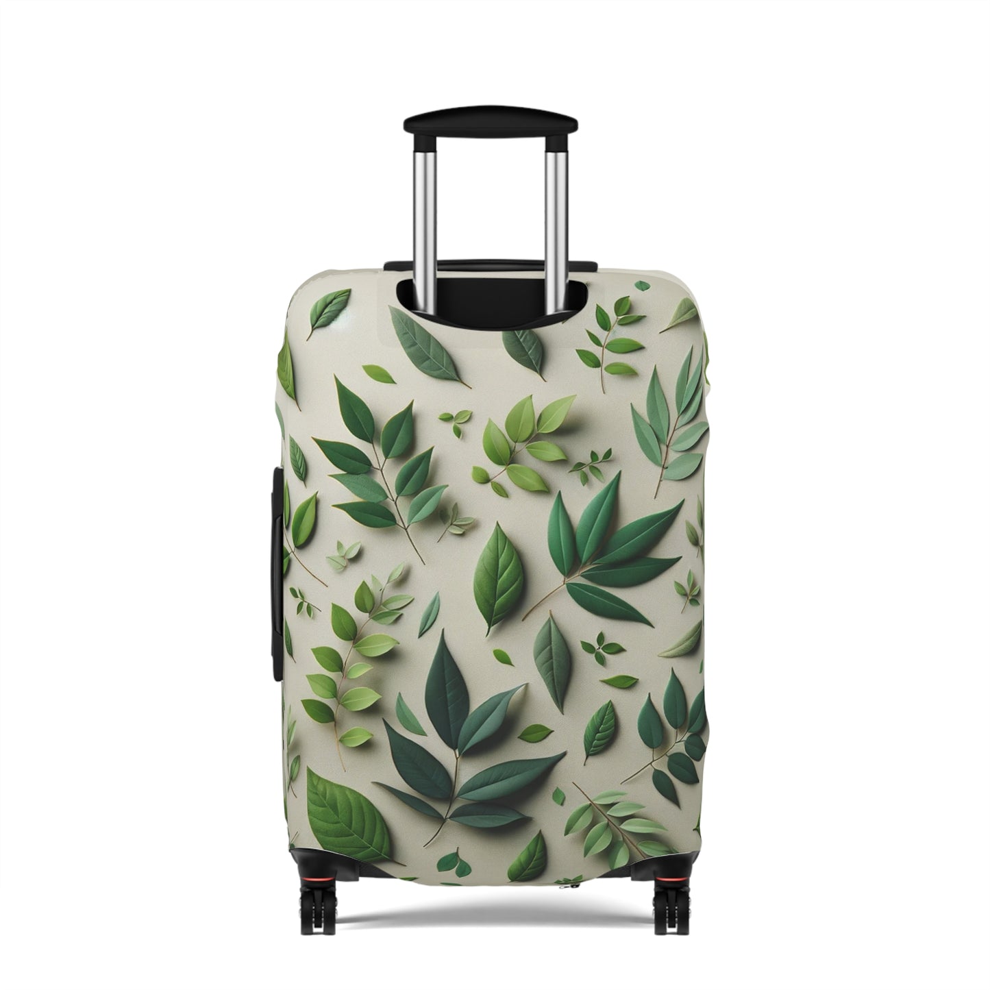 Green Leaf Luggage Cover by Chris Thompkins