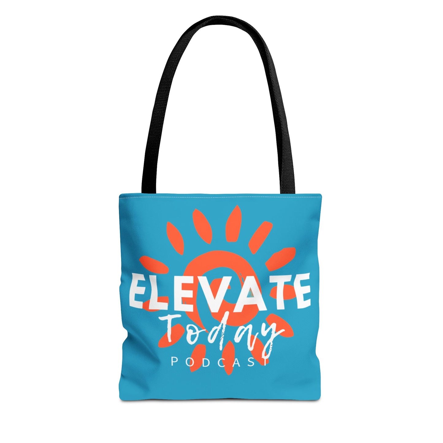 Elevate Today Adult Tote Bag by Chris Thompkins - Summer Turquoise