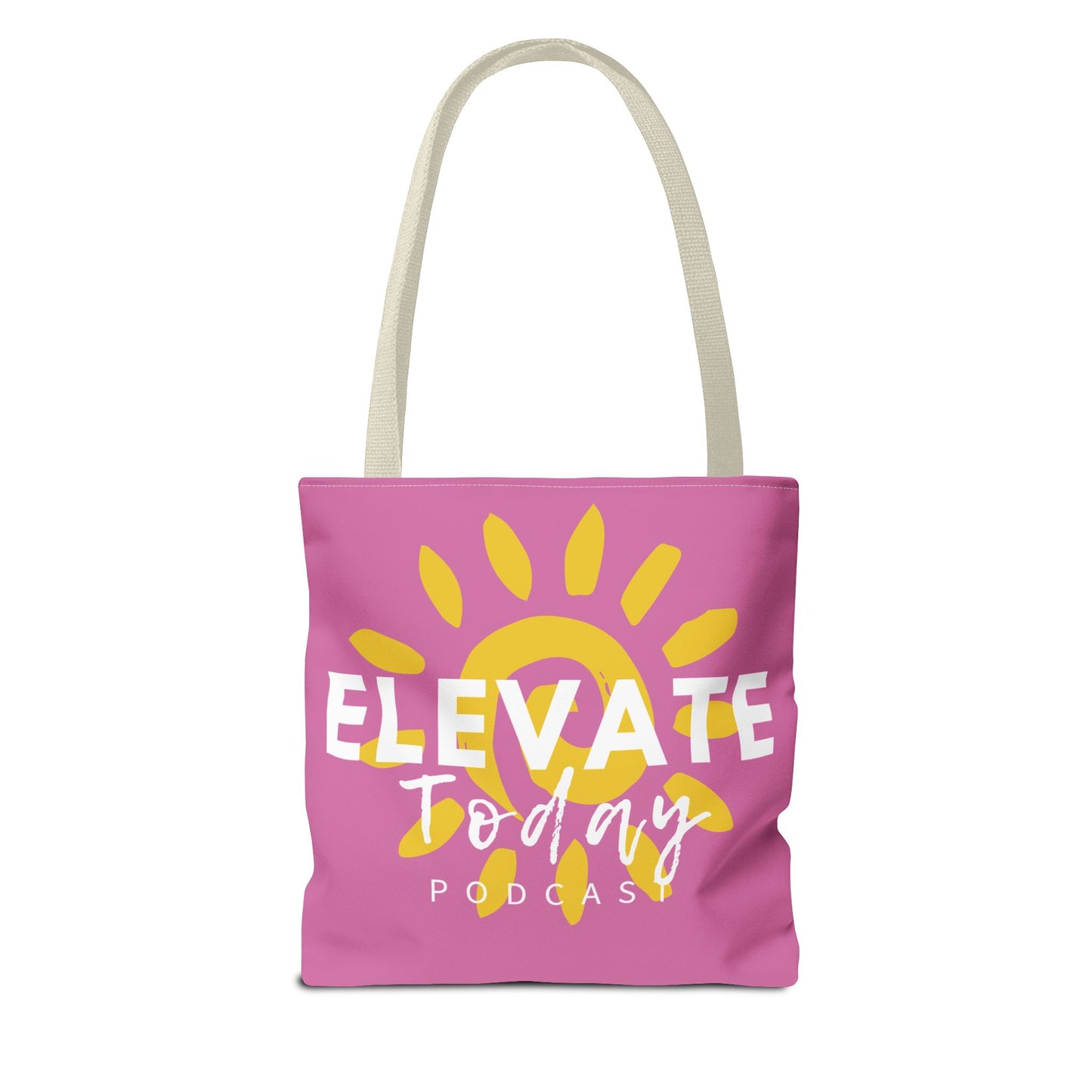 Elevate Today Adult Tote Bag by Chris Thompkins - Summer Pink