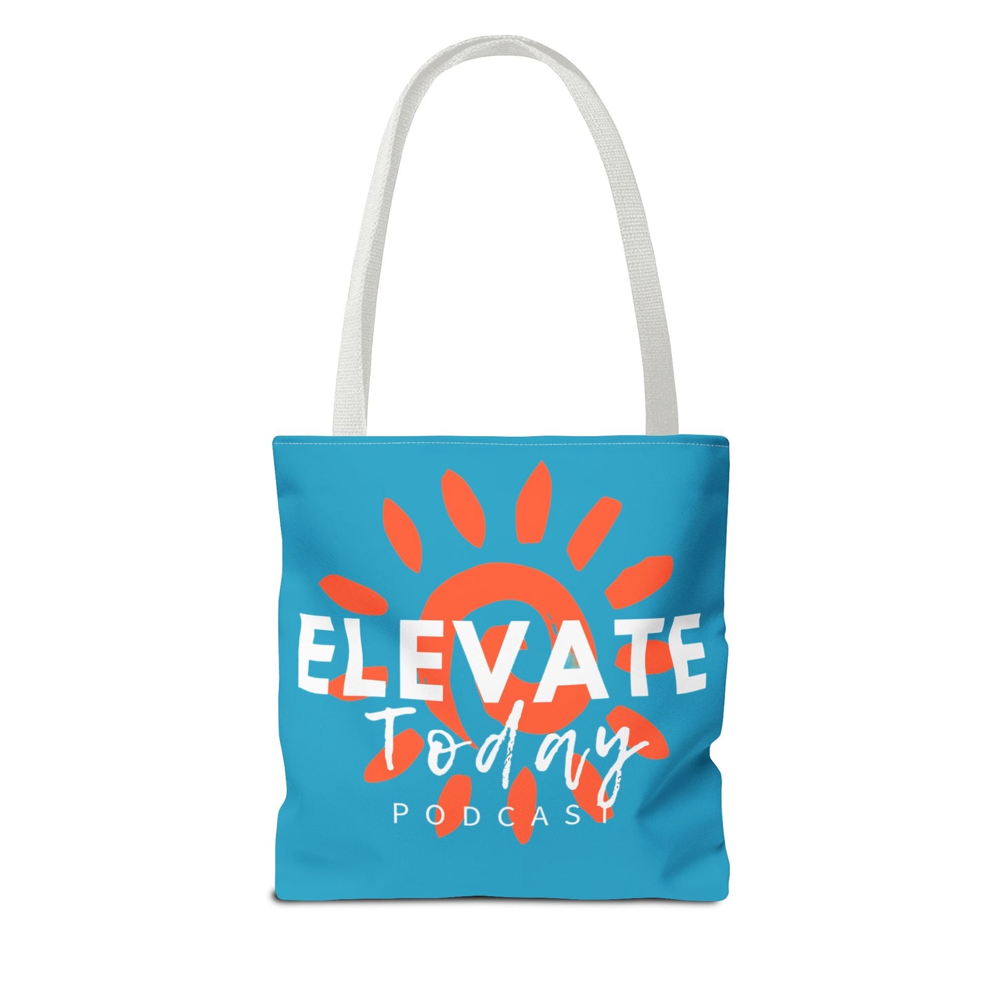 Elevate Today Adult Tote Bag by Chris Thompkins - Summer Turquoise