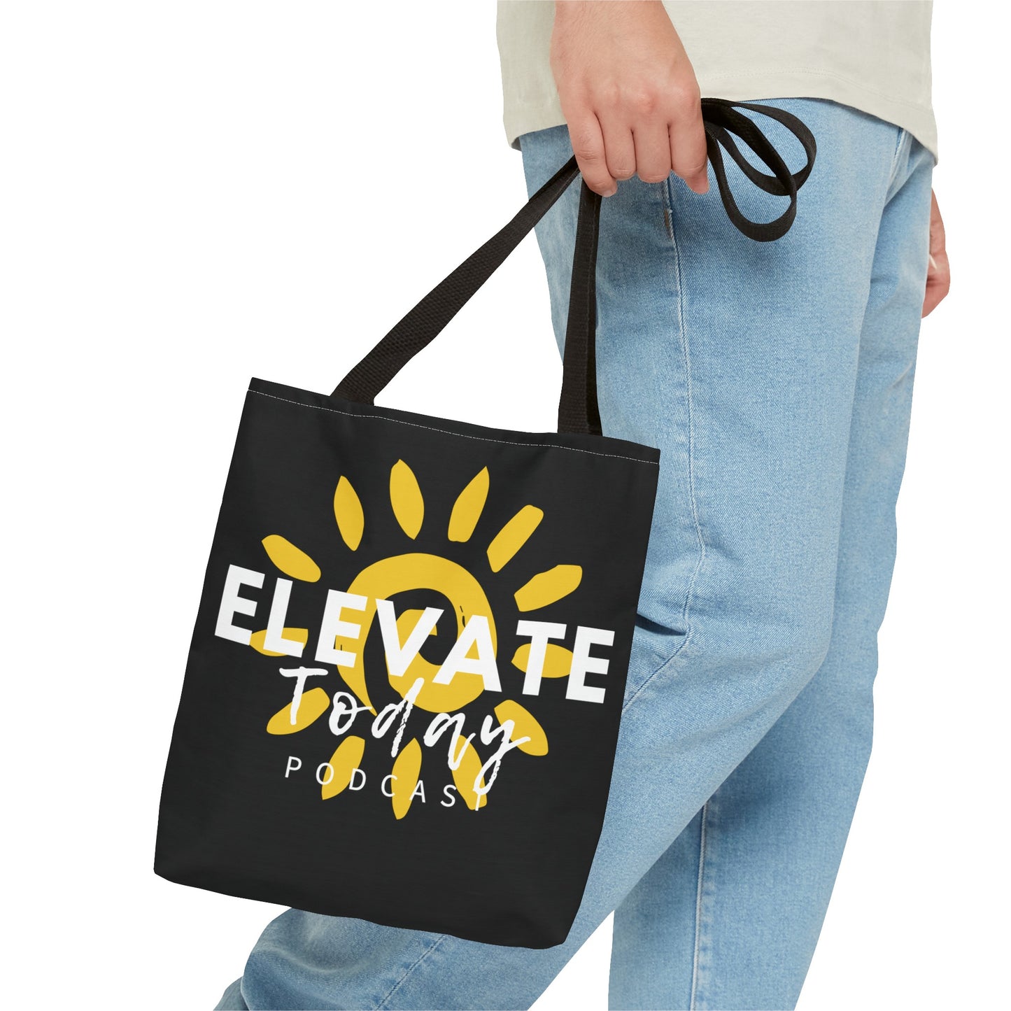 Elevate Today Adult Tote Bag - Basic, Black