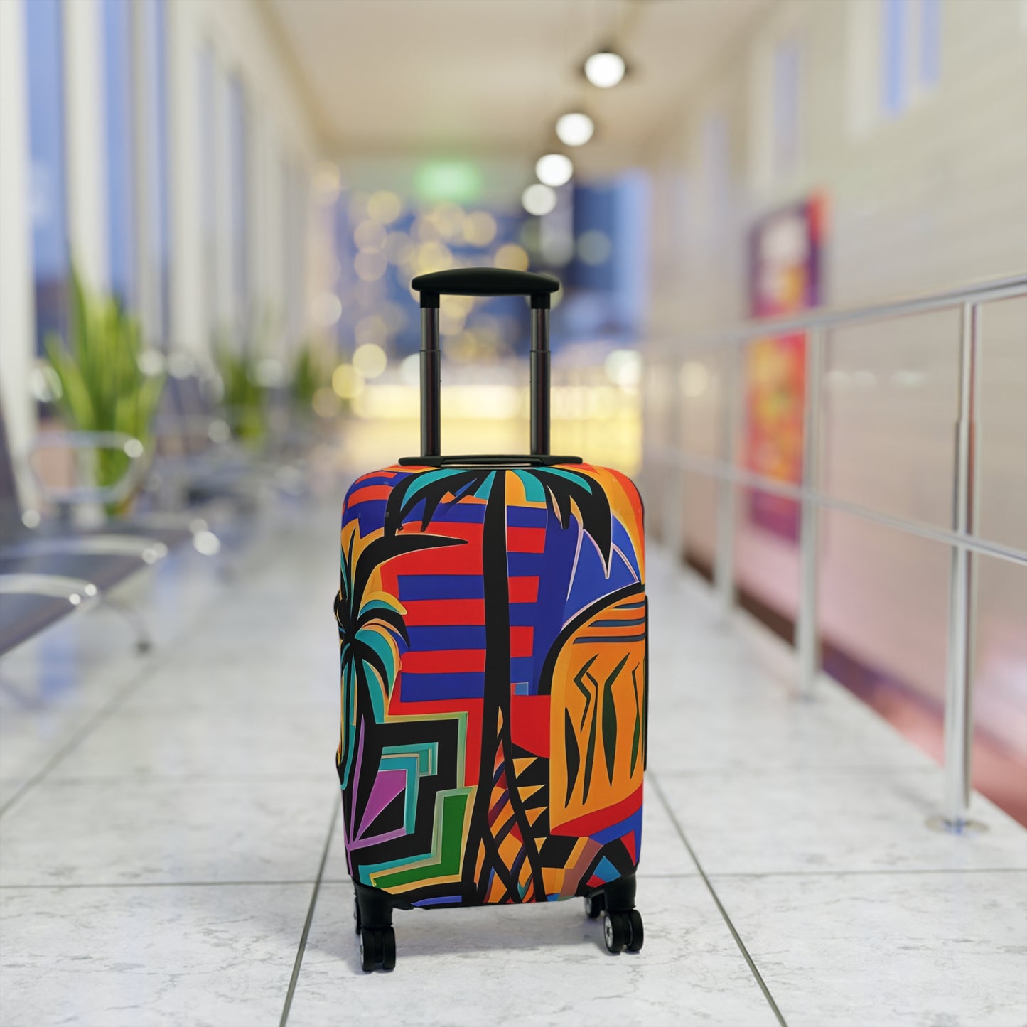 Tropicana Luggage Cover by Chris Thompkins