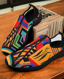 Savannah Sunset Half Heel Fly Weave Drop-in Heel Sneakers for Women - Chris Thompkins