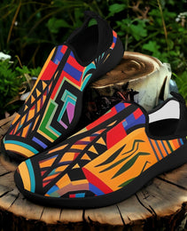 Savannah Sunset Half Heel Fly Weave Drop-in Heel Sneakers for Women - Chris Thompkins