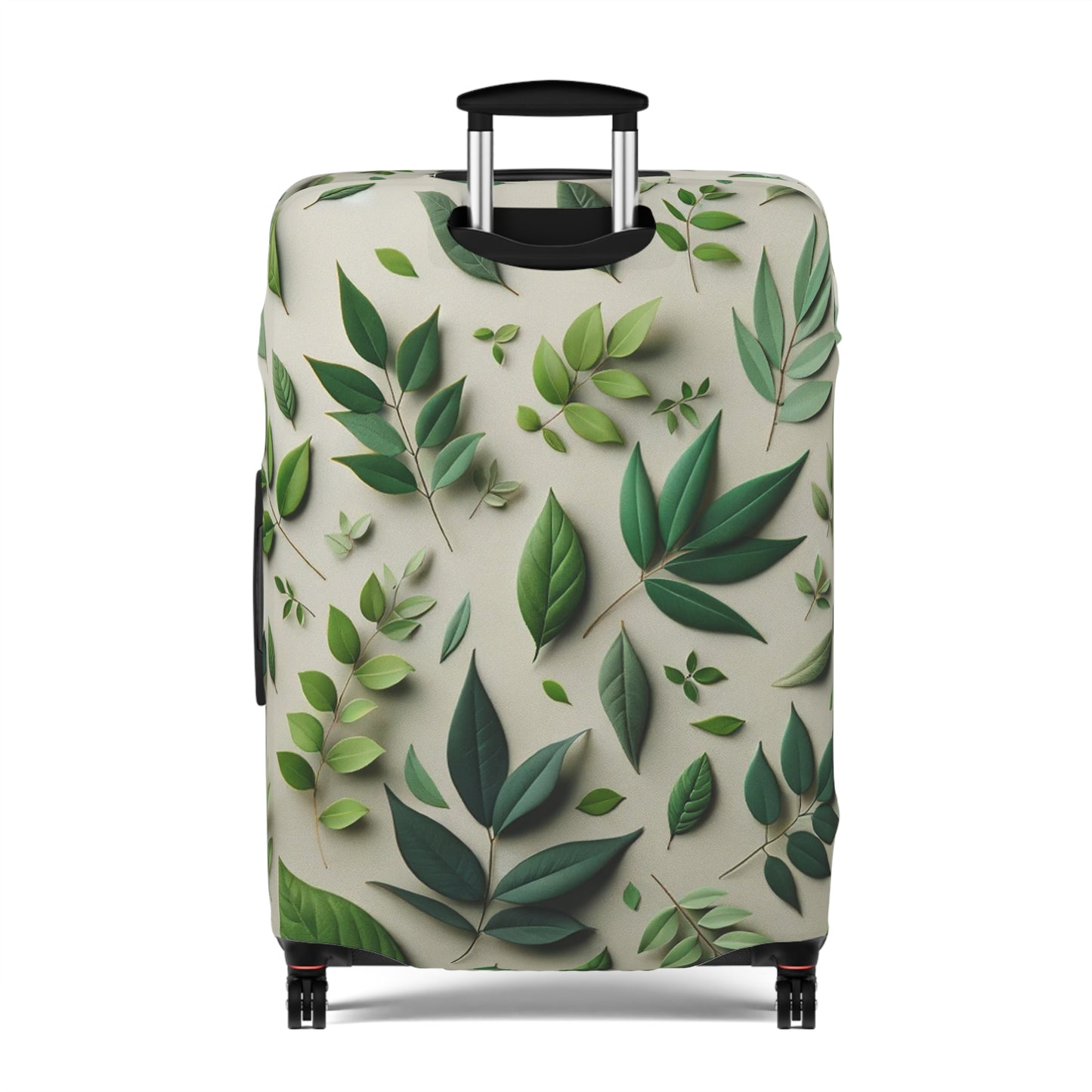 Green Leaf Luggage Cover by Chris Thompkins