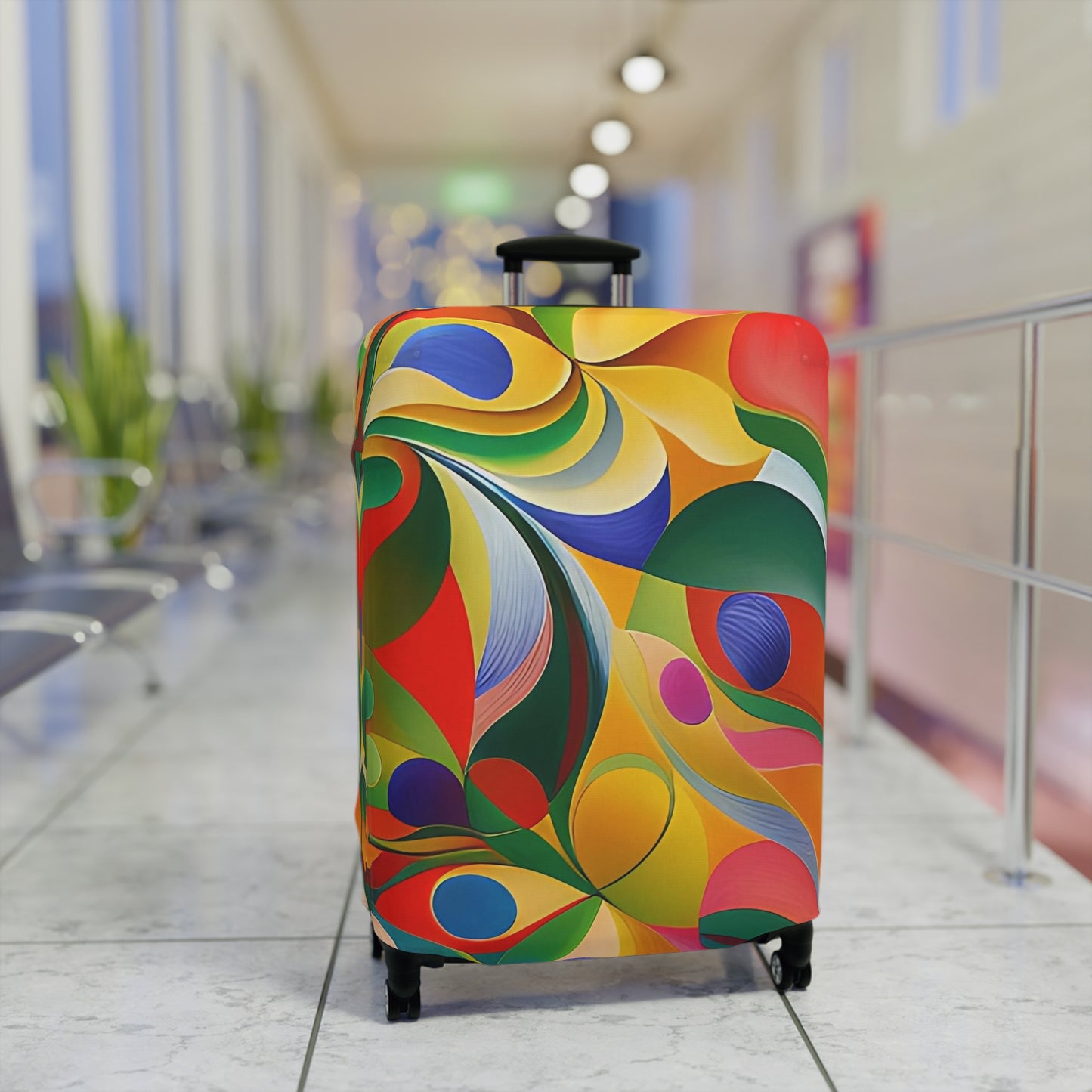 Summer Rose Luggage Cover by Chris Thompkins