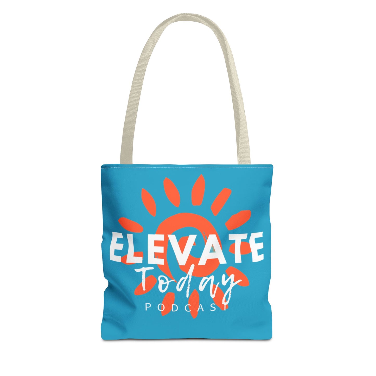 Elevate Today Adult Tote Bag by Chris Thompkins - Summer Turquoise