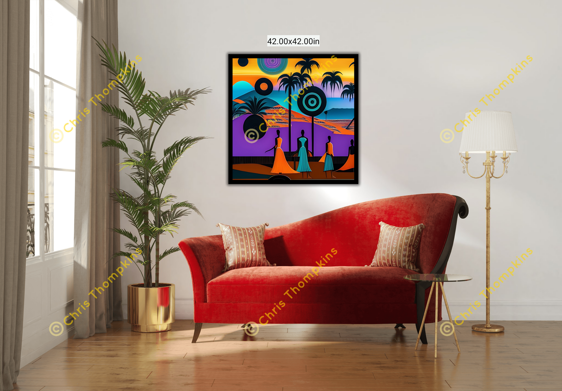 "Welcome Sunset" - Giclee Signature Canvas - Chris Thompkins