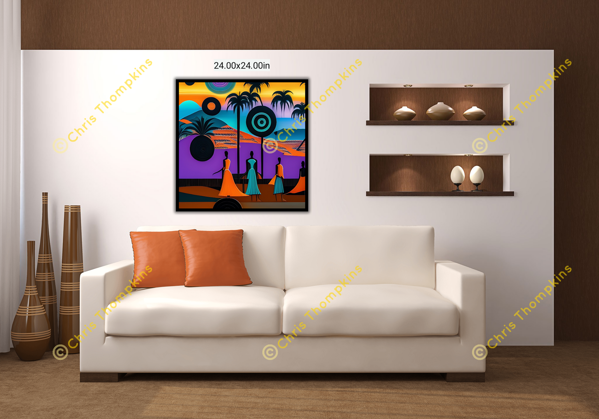 "Welcome Sunset" - Giclee Signature Canvas - Chris Thompkins