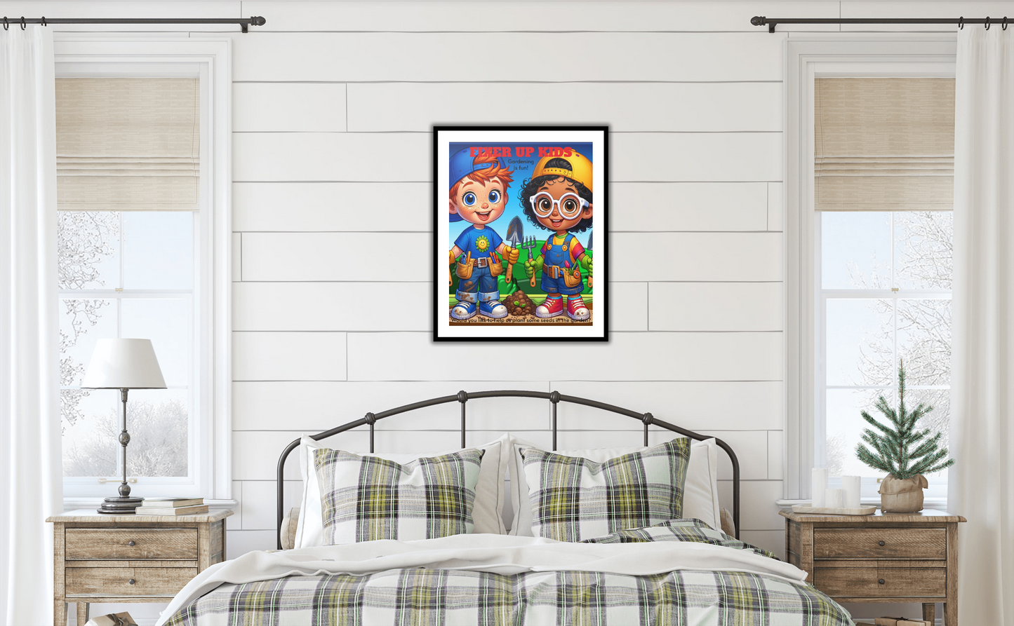 Fixer up kids: Betty and Tommy garden adventure prints - Chris Thompkins
