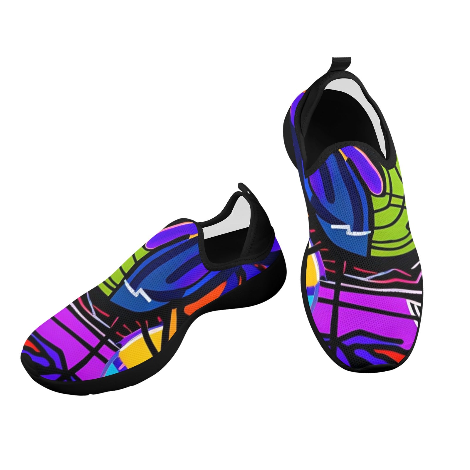 Purple Passion Sneakers - Fly Weave Drop-in Heel Sneakers for Women - Chris Thompkins